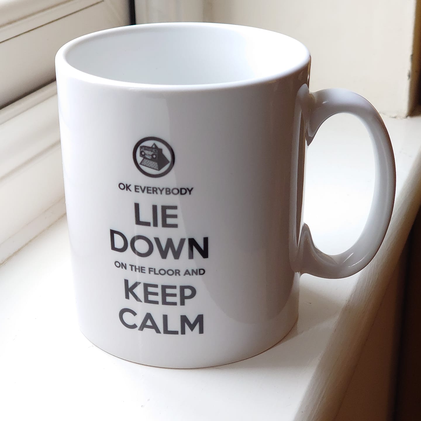 Ok Everybody Lie Down On The Floor And Keep Calm Double Sided Mug - T 